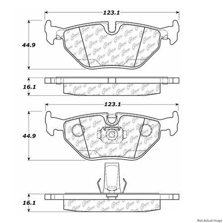 Ceramic Brake Pad W/Shims,103.06921